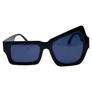 6148 | Black Raised Brow Novelty Sunglasses